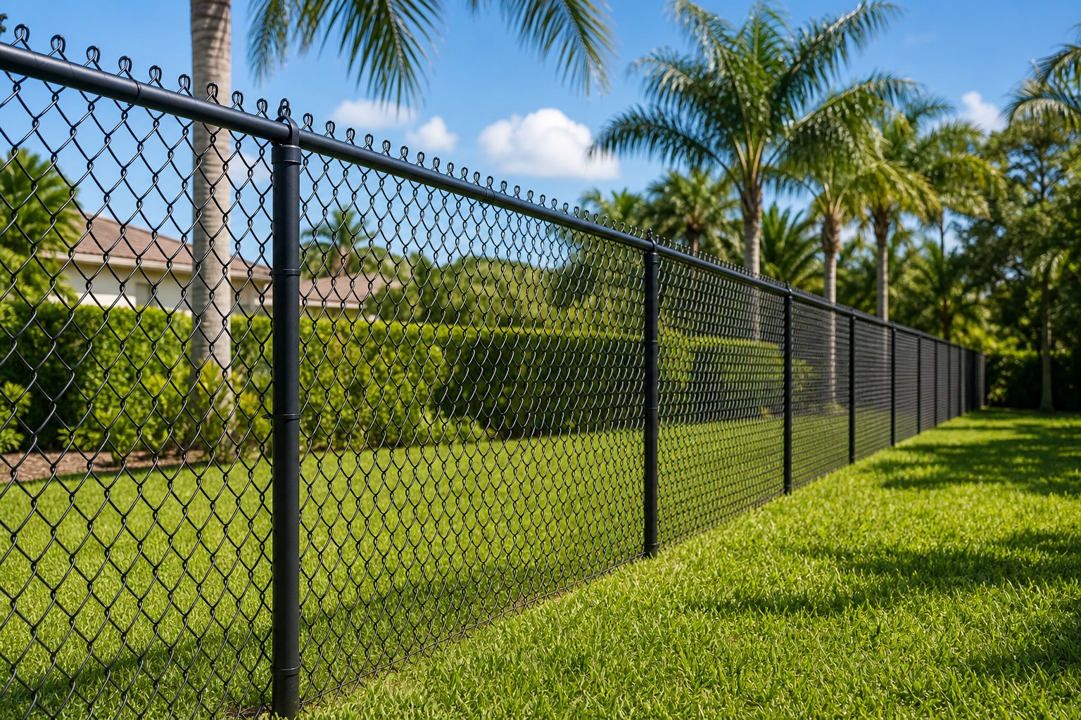 Metal Fence installation in South Florida